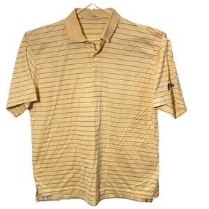 Peter Millar Golf Polo Shirt Mens L double Mercerized Cotton